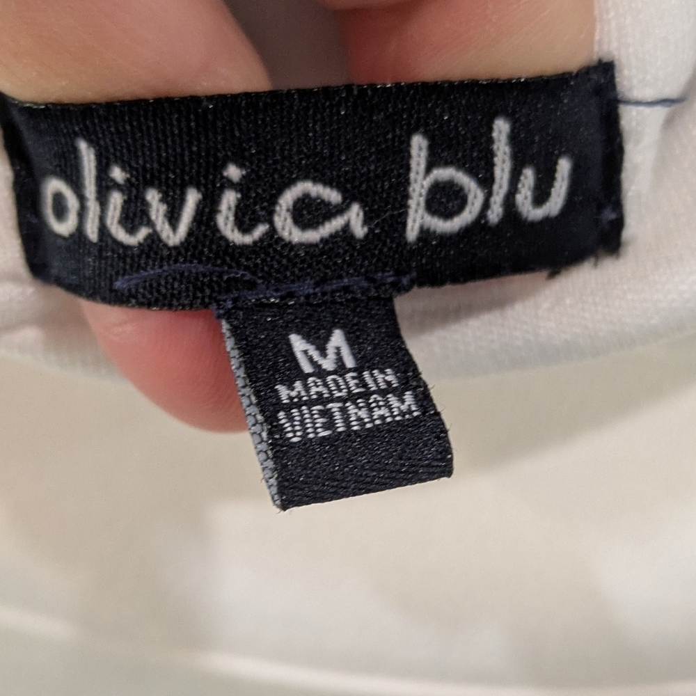 Olivia Blu White Bandage Style Skirt - Picture 3 of 4